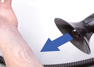 Illustration der Personenreinigung mit JetBlack