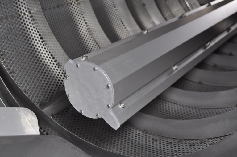 Nahaufnahme eines Trommeltrockners