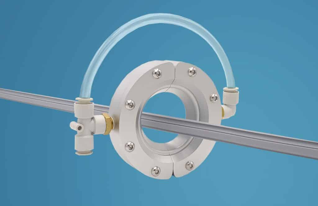 Abbildung einer Ringdüse zur Profiltrocknung