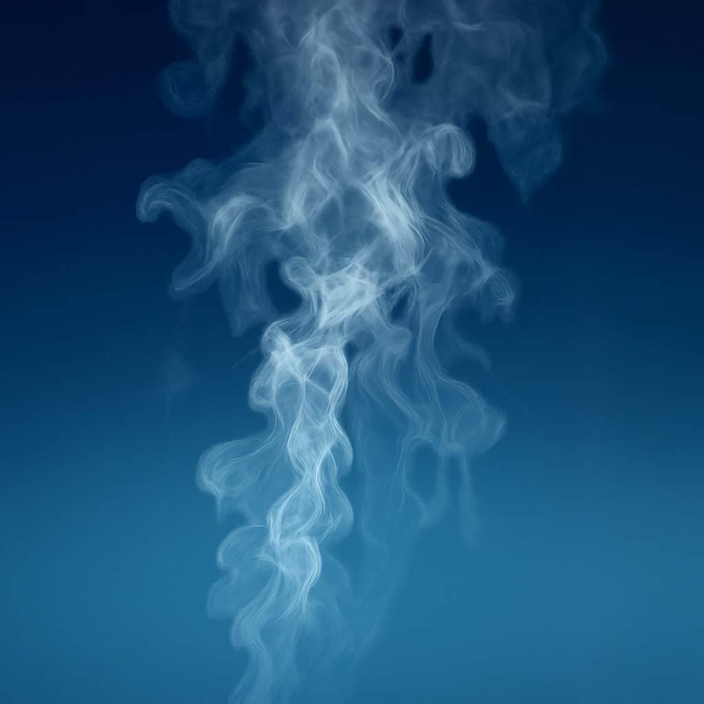 Visuelle Darstellung von Qualm