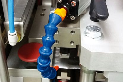 Einsatz eines Wirbelrohrs zur Kühlung